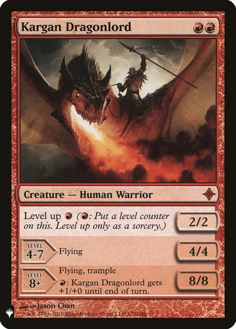 Image for Kargan Dragonlord (152) [The List Reprints]
