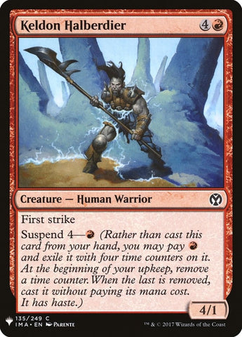 Image for Keldon Halberdier (135) [The List Reprints]