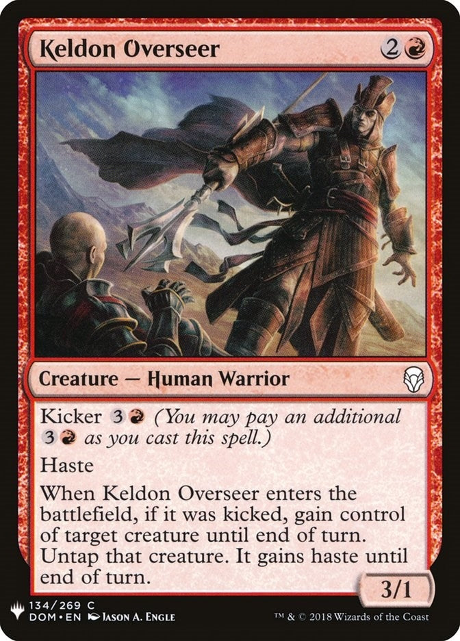 Image for Keldon Overseer (134) [The List Reprints]