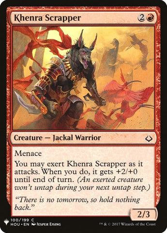 Image for Khenra Scrapper (100) [The List Reprints]