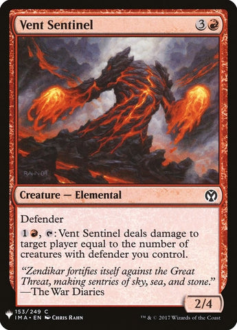 Image for Vent Sentinel (153) [The List Reprints]