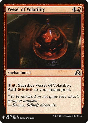 Image for Vessel of Volatility (189) [The List Reprints]