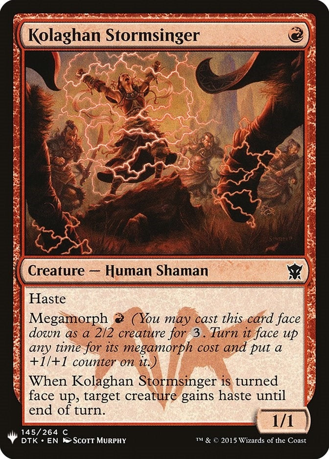 Image for Kolaghan Stormsinger (145) [The List Reprints]