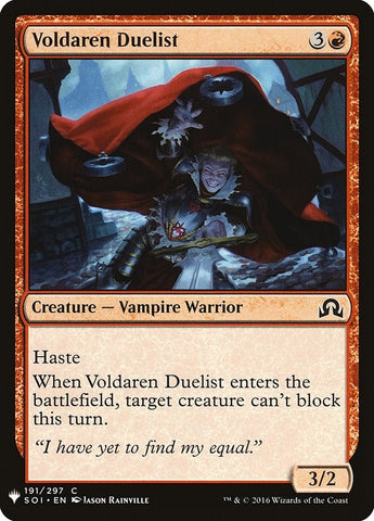 Image for Voldaren Duelist (191) [The List Reprints]