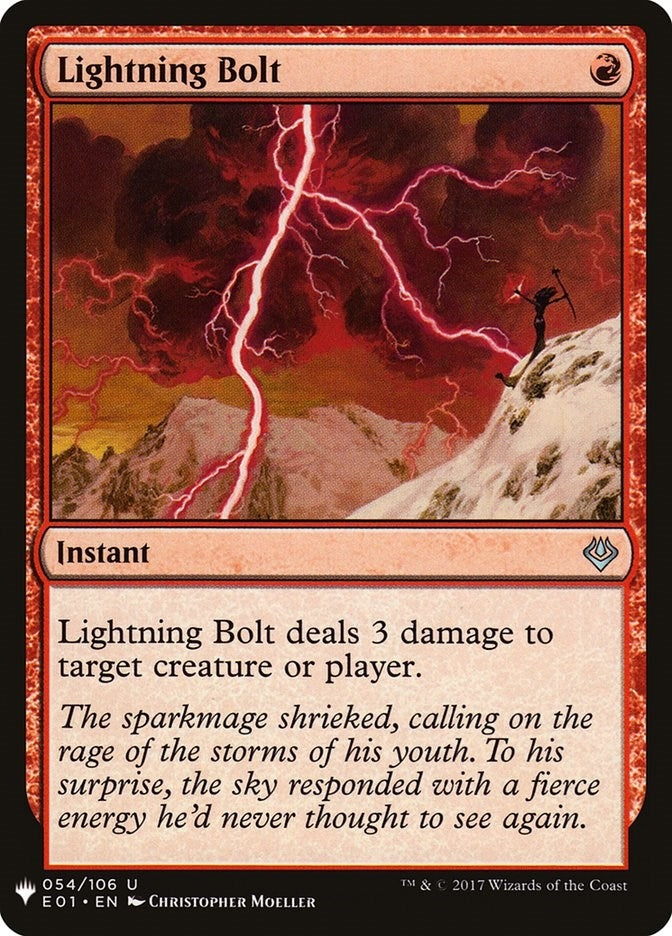 Image for Lightning Bolt (E01) (54) [The List Reprints]