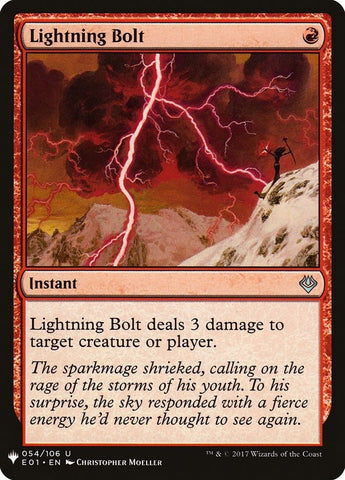 Image for Lightning Bolt (E01) (54) [The List Reprints]