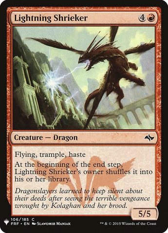 Image for Lightning Shrieker (106) [The List Reprints]