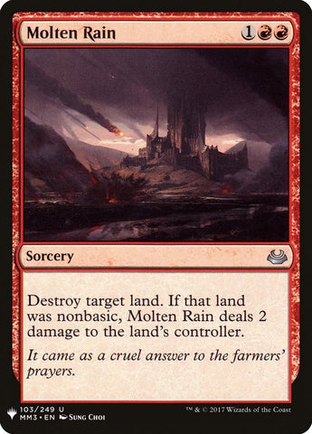 Image for Molten Rain (103) [The List Reprints]
