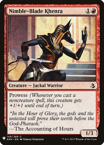 Image for Nimble-Blade Khenra (145) [The List Reprints]
