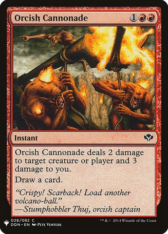 Image for Orcish Cannonade (28) [The List Reprints]