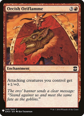 Image for Orcish Oriflamme (140) [The List Reprints]