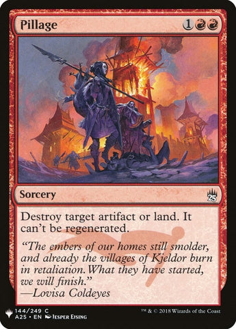 Image for Pillage (144) [The List Reprints]
