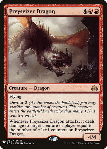 Image for Preyseizer Dragon (50) [The List Reprints]
