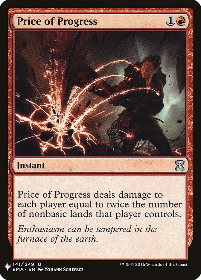 Image for Price of Progress (EMA) (141) [The List Reprints]