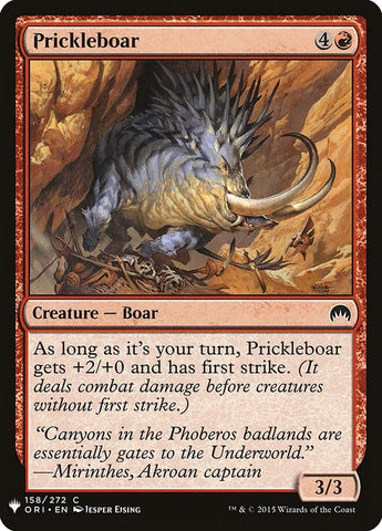 Image for Prickleboar (158) [The List Reprints]