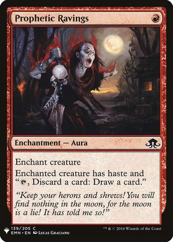 Image for Prophetic Ravings (139) [The List Reprints]