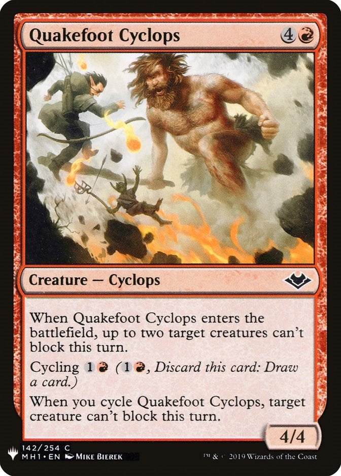 Image for Quakefoot Cyclops (142) [The List Reprints]