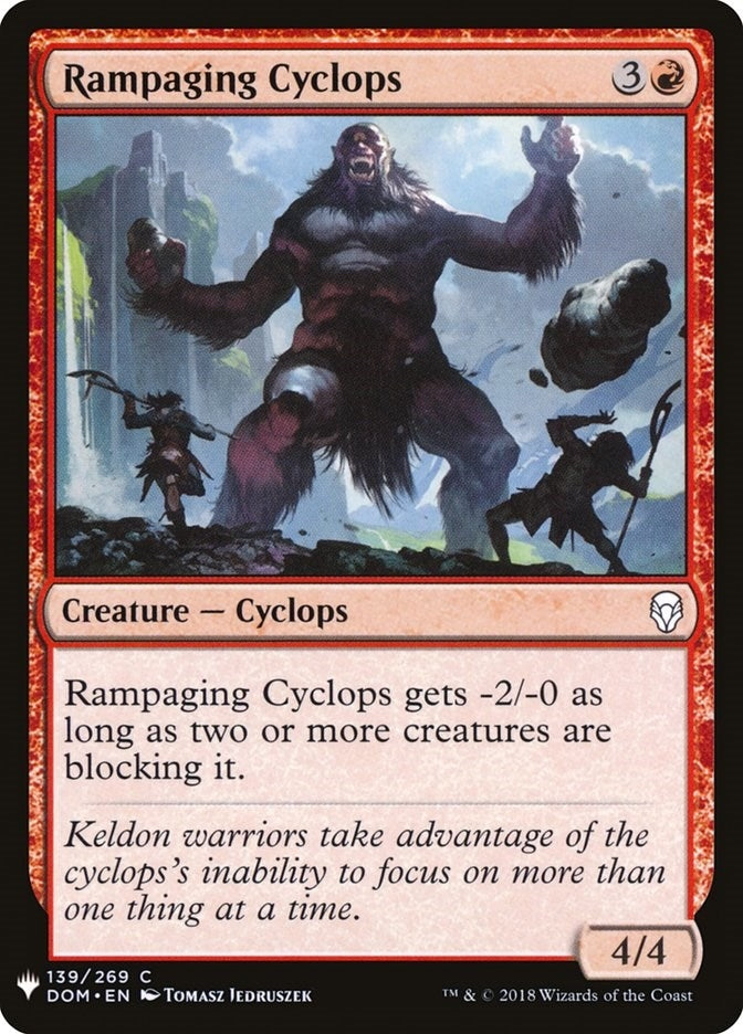 Image for Rampaging Cyclops (139) [The List Reprints]