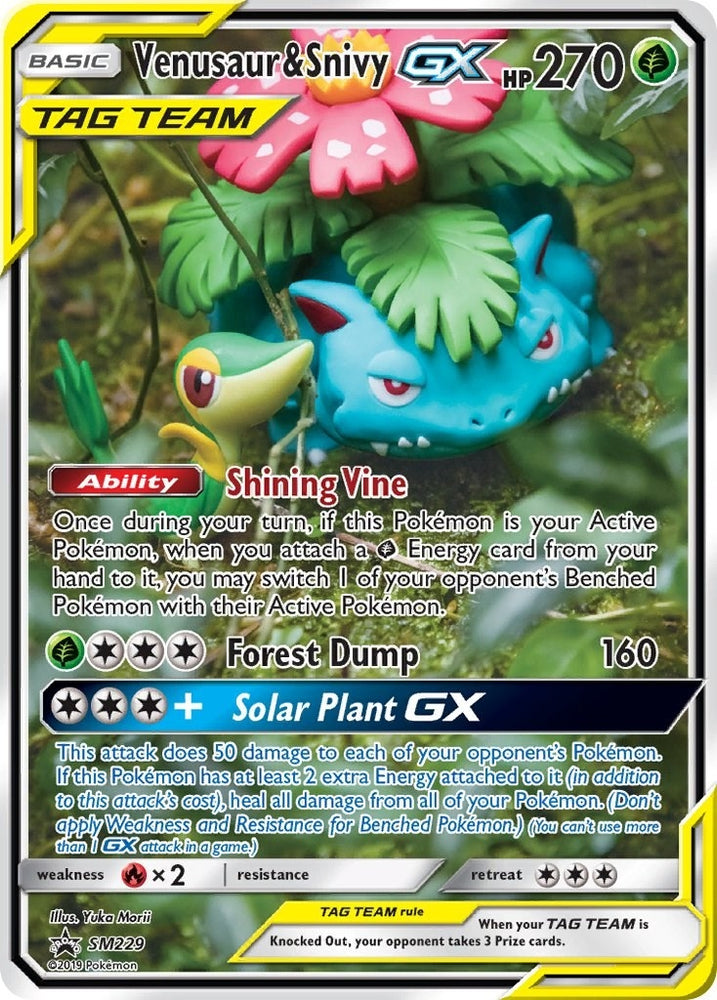 Image for Venusaur & Snivy GX - SM229 (SM229) [SM Promos]