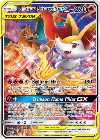 Image for Charizard & Braixen GX - SM230 (SM230) [SM Promos]