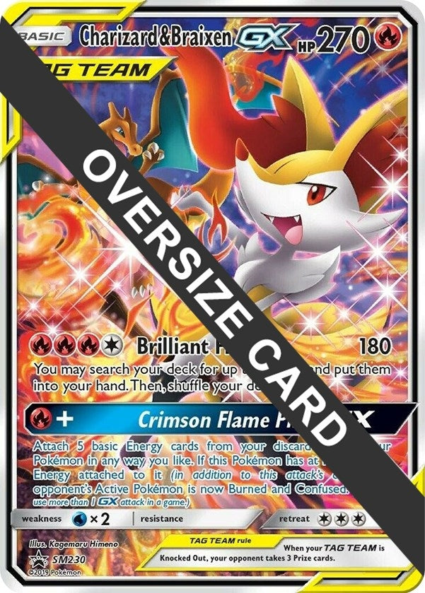 Image for Charizard & Braixen GX (SM230) [Jumbo Cards]