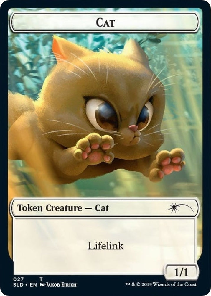 Image for Cat (027) // Cat (028) Double-sided Token (27) [Secret Lair Drop Series]