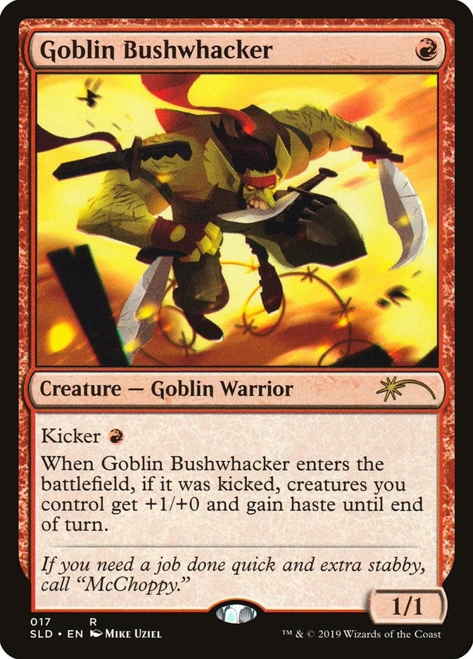 Image for Goblin Bushwhacker (17) [Secret Lair Drop Series]