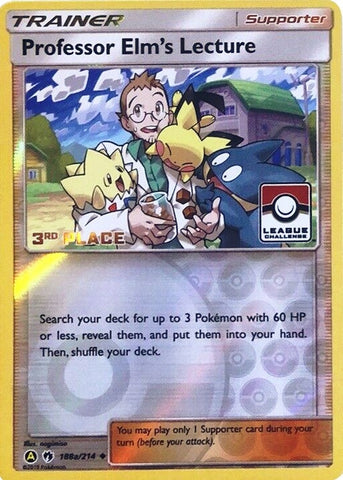 Image for Professor Elm's Lecture (188a/214) [League & Championship Cards]