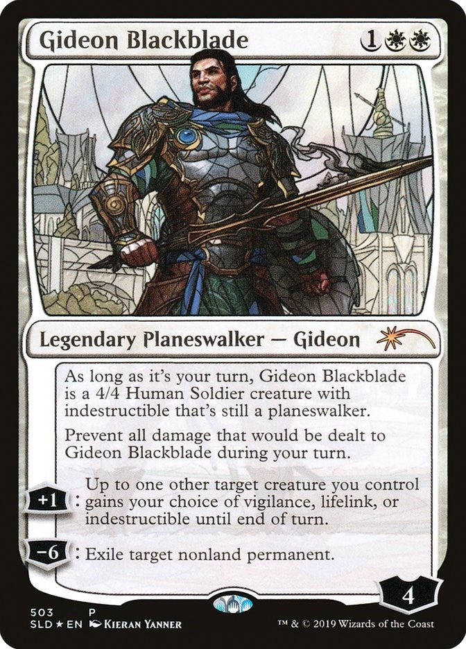 Image for Gideon Blackblade (Stained Glass) (503) [Secret Lair Drop Series]