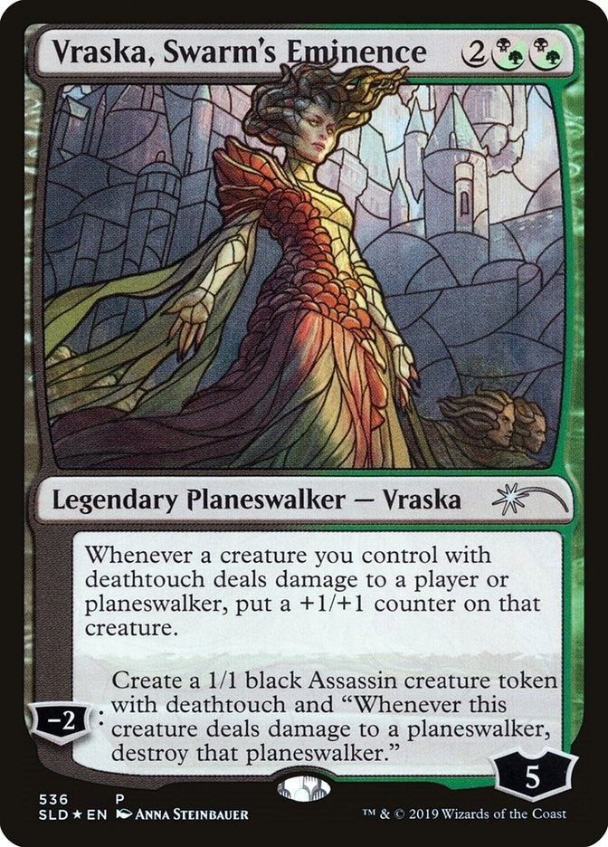 Image for Vraska, Swarm's Eminence (Stained Glass) (536) [Secret Lair Drop Series]