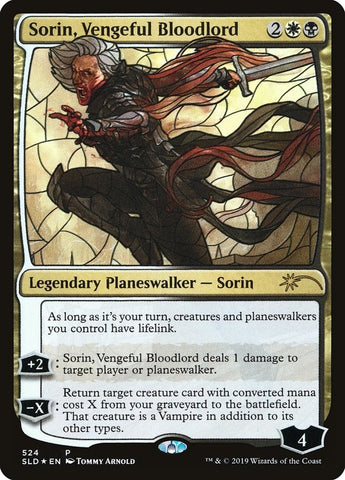 Image for Sorin, Vengeful Bloodlord (Stained Glass) (524) [Secret Lair Drop Series]