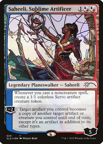 Image for Saheeli, Sublime Artificer (Stained Glass) (534) [Secret Lair Drop Series]