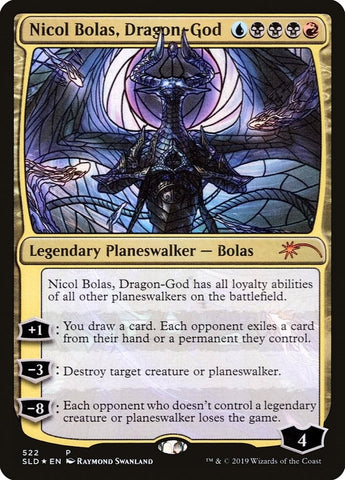 Image for Nicol Bolas, Dragon-God (Stained Glass) (522) [Secret Lair Drop Series]