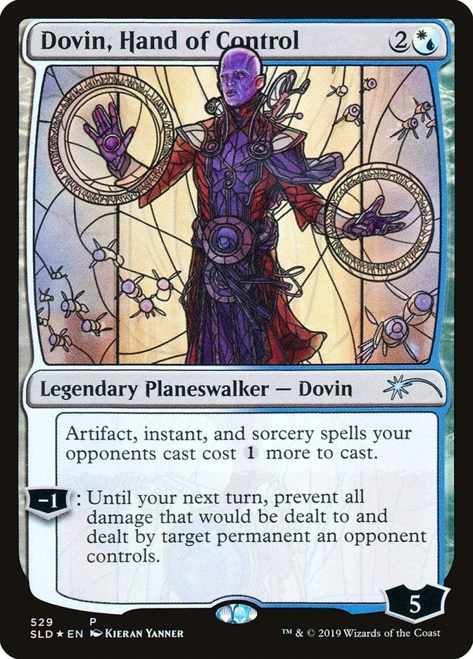 Image for Dovin, Hand of Control (Stained Glass) (529) [Secret Lair Drop Series]