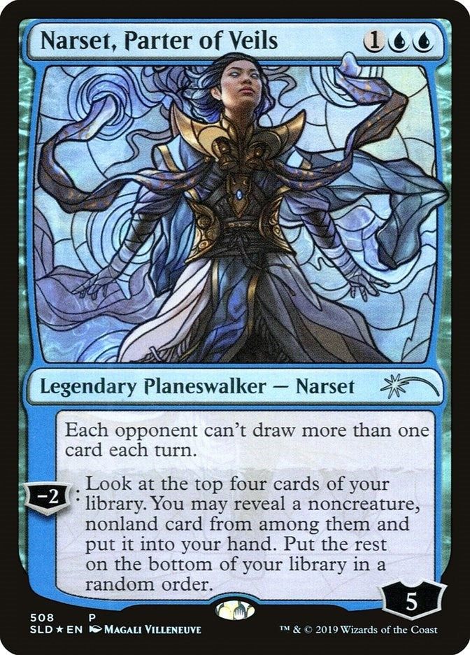 Image for Narset, Parter of Veils (Stained Glass) (508) [Secret Lair Drop Series]