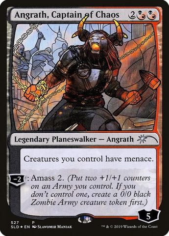 Image for Angrath, Captain of Chaos (Stained Glass) (527) [Secret Lair Drop Series]