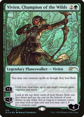 Image for Vivien, Champion of the Wilds (Stained Glass) (519) [Secret Lair Drop Series]