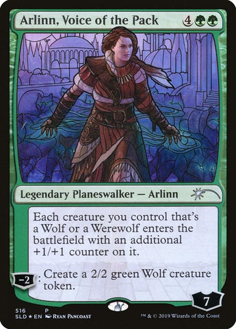 Image for Arlinn, Voice of the Pack (Stained Glass) (516) [Secret Lair Drop Series]