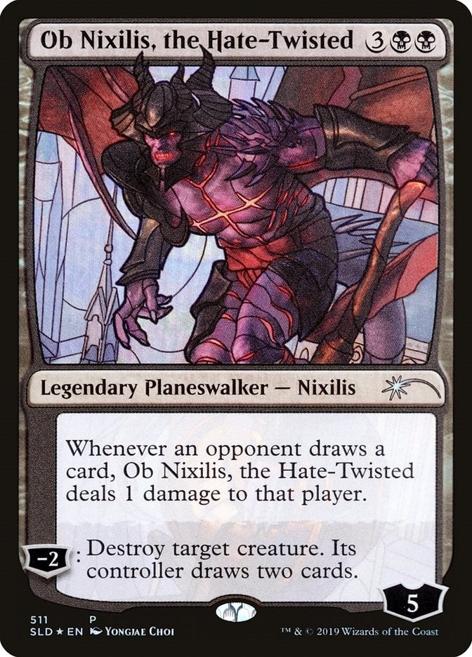 Image for Ob Nixilis, the Hate-Twisted (Stained Glass) (511) [Secret Lair Drop Series]