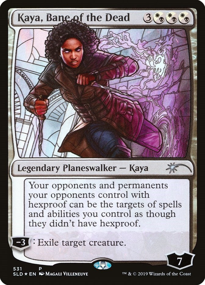Image for Kaya, Bane of the Dead (Stained Glass) (531) [Secret Lair Drop Series]