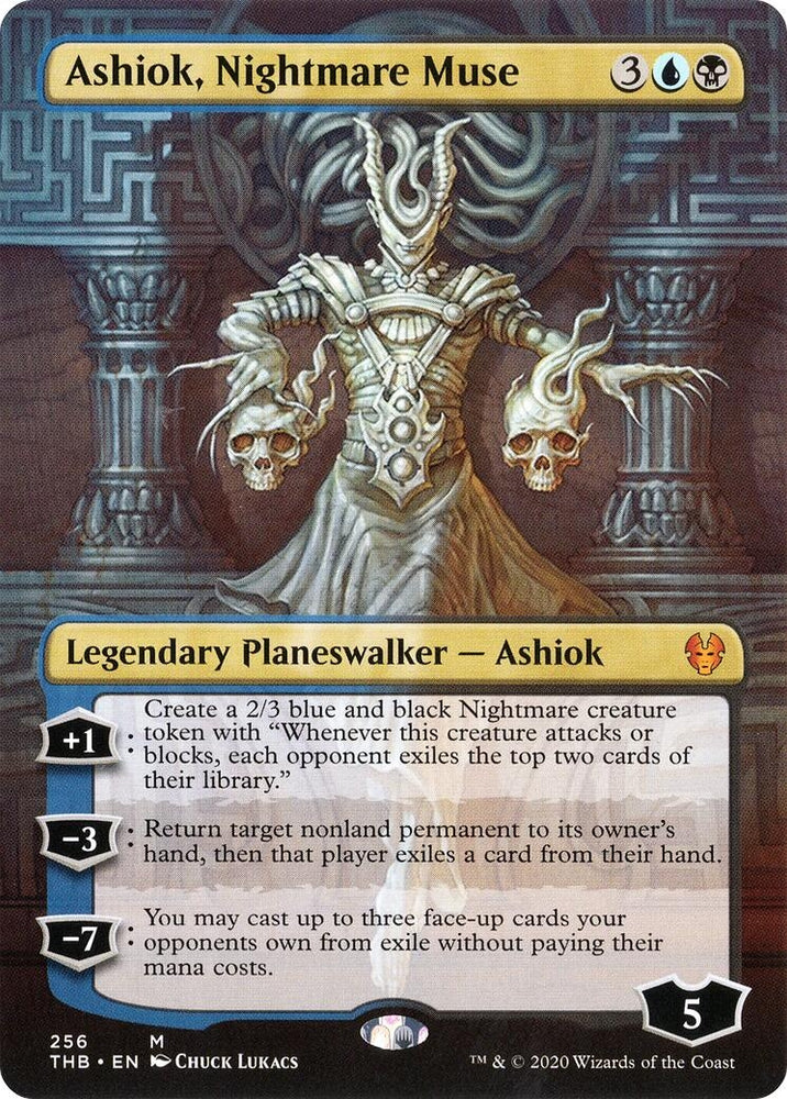 Image for Ashiok, Nightmare Muse (Borderless) (256) [Theros Beyond Death]
