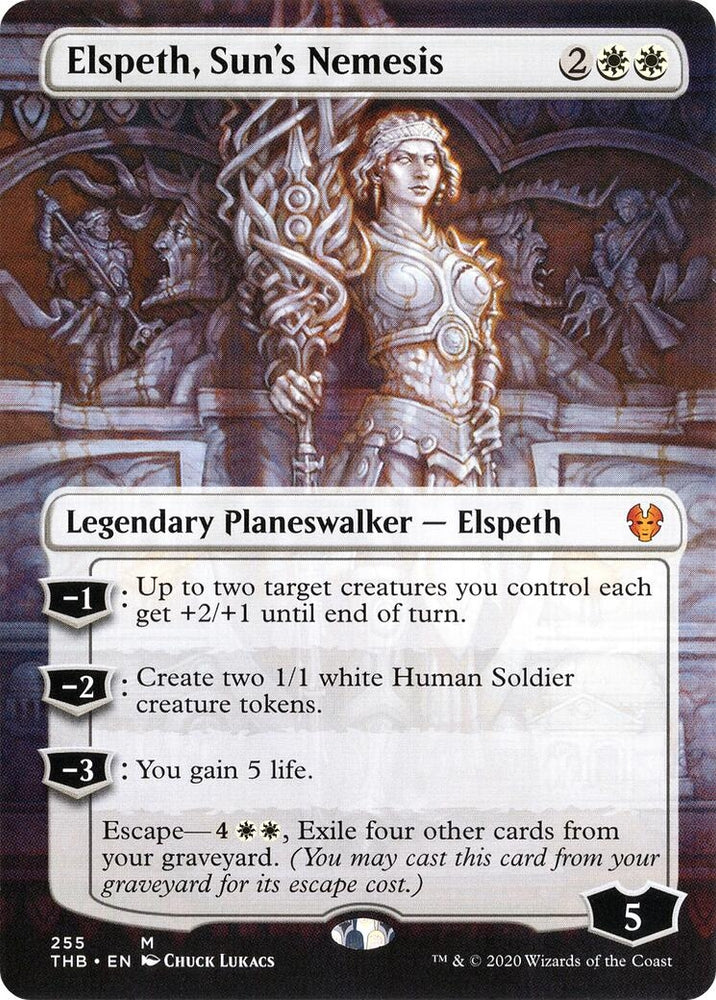 Image for Elspeth, Sun's Nemesis (Borderless) (255) [Theros Beyond Death]