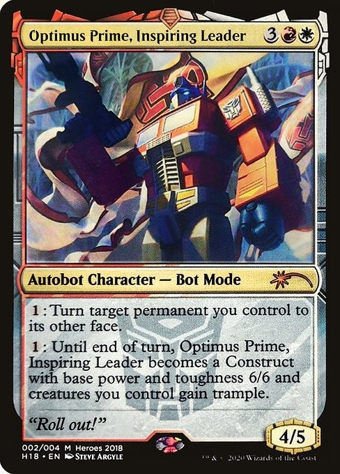 Image for Optimus Prime, Inspiring Leader (2) [Unique and Miscellaneous Promos]