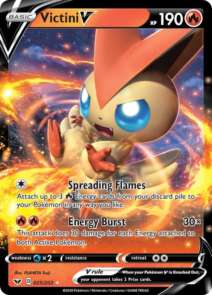 Image for Victini V (025/202) (SWSH01)