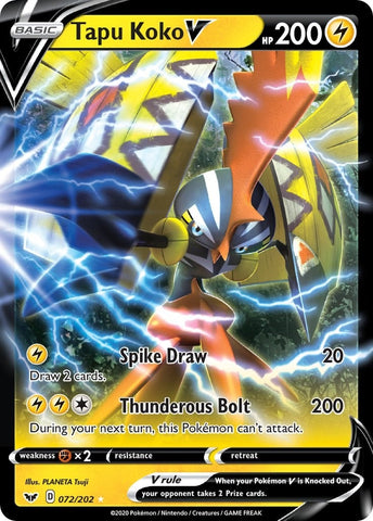 Image for Tapu Koko V (072/202) - Pokemon