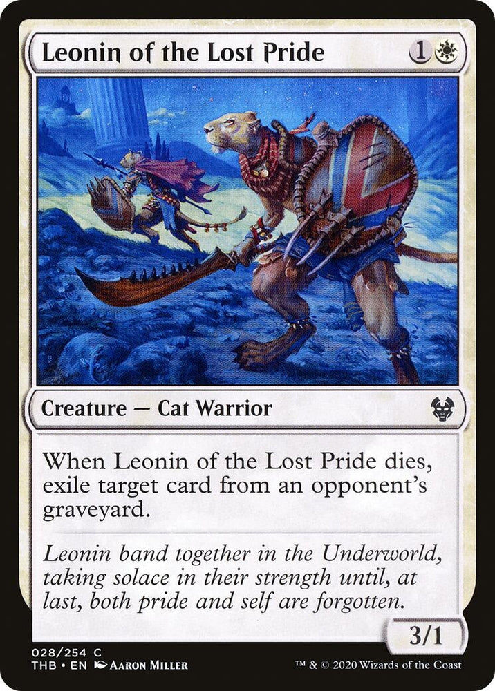 Image for Leonin of the Lost Pride (28) [Theros Beyond Death]