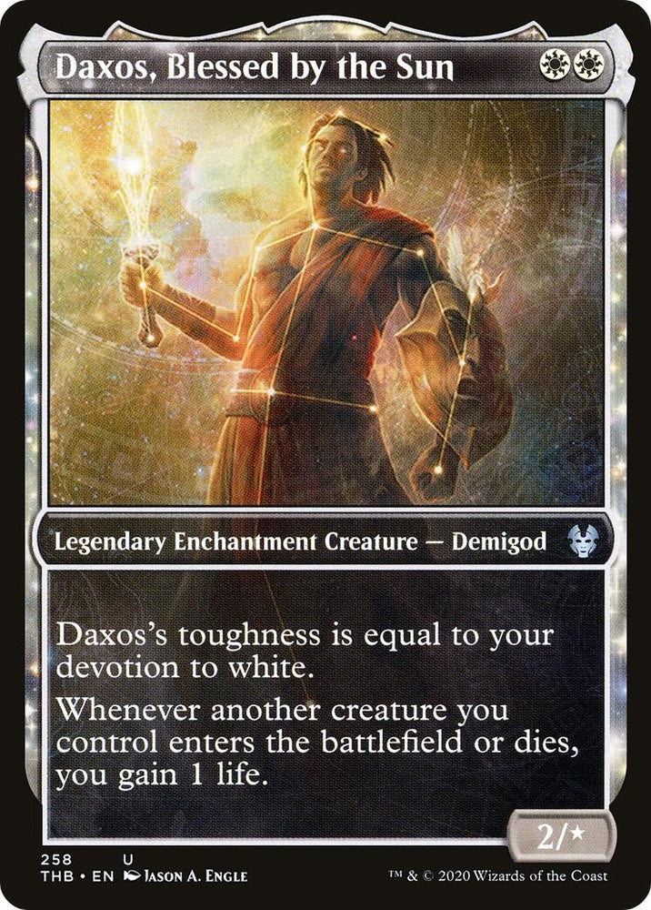 Image for Daxos, Blessed by the Sun (Showcase) (258) [Theros Beyond Death]
