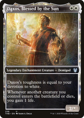 Image for Daxos, Blessed by the Sun (Showcase) (258) [Theros Beyond Death]