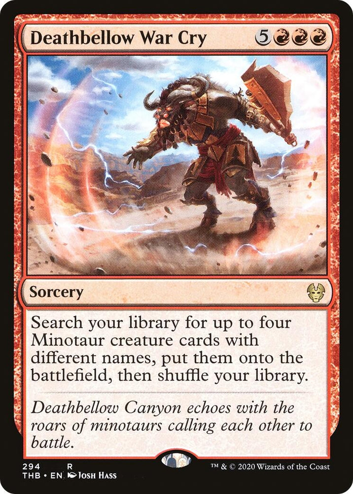 Image for Deathbellow War Cry (294) [Theros Beyond Death]
