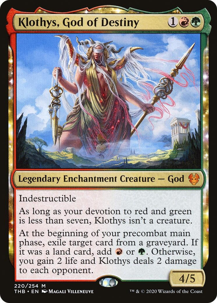 Image for Klothys, God of Destiny (220) [Theros Beyond Death]